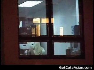 fucked in the office of asians)